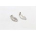 Handmade Pendant Earring Set Leaf Design 925 Sterling Silver Zircon Stones A340